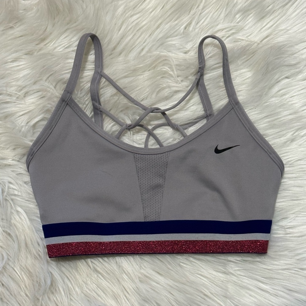 Nike Indy Icon Clash Light Support Dri Fit Sports Bra - Picture 7 of 11